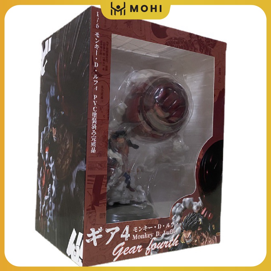 Mô Hình One Piece Luffy, Luffy Gear 4, Figure Tượng Luffy F.zero