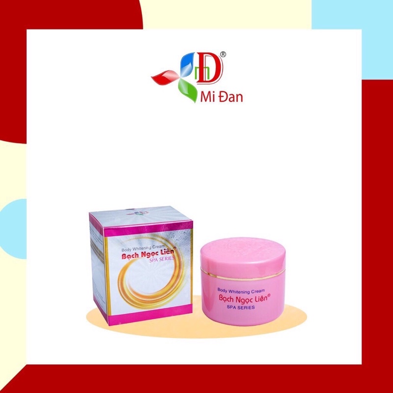 ( Chính hãng) Kem Bạch Ngọc Liên trắng da toàn thân màu Hồng hộp 80gram