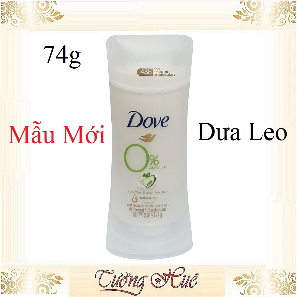 Lăn khử mùi nữ Dove Advanced care go fresh dưa leo 48H - 74g