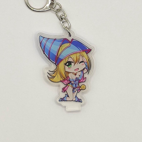 Móc Chìa Khóa Standee Yugioh Hình Quái Vật Chibi: Rồng Trắng Mắt Xanh, Phù Thủy Áo Đen,...