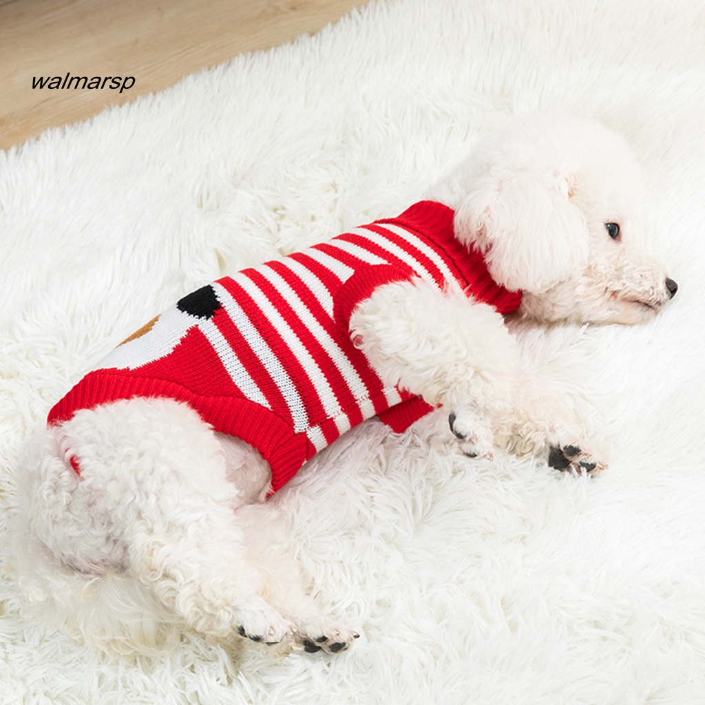 Áo Sweater Dệt Kim Mềm Mại Thoải Mái In Họa Tiết Hoạt Hình Cho Thú Cưng