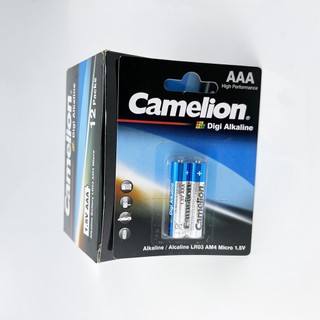 [NHẬP KHẨU CHÍNH HÃNG] PIN 3A/ AAA DIGI ALKALINE CAMELION (1.5V) 2 viên/ vỉ LR03
