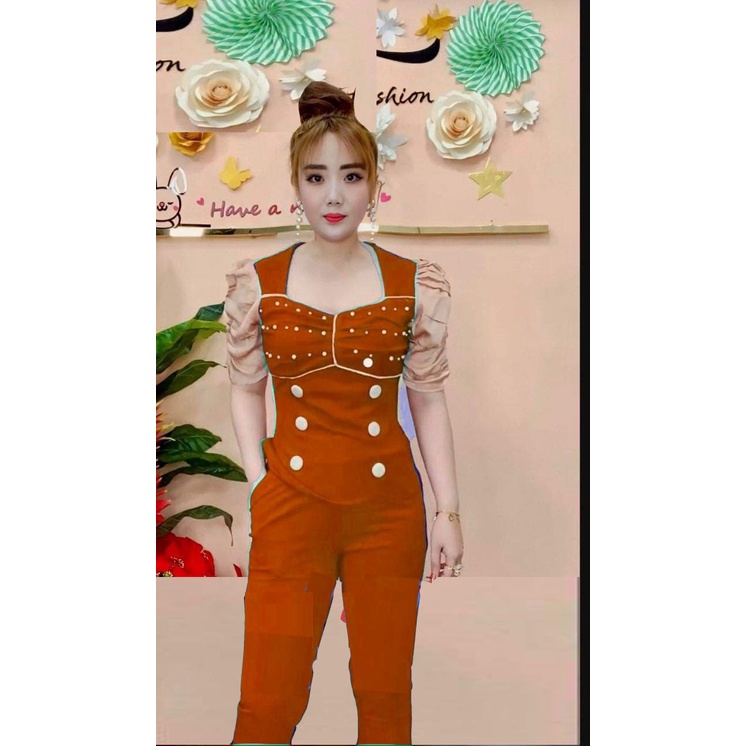 Set bộ nữ mặc nhà chất liệu thun cát hàn-CH6N