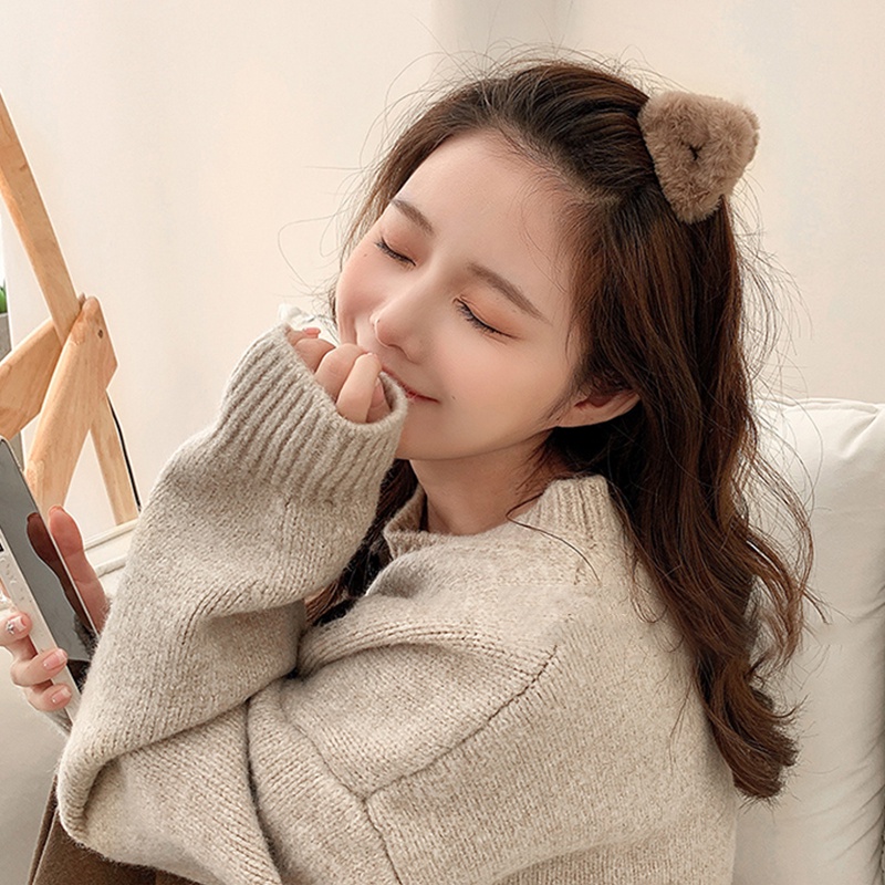 1 Kẹp Tóc Tai Mèo Dễ Thương Cho Bé Gái