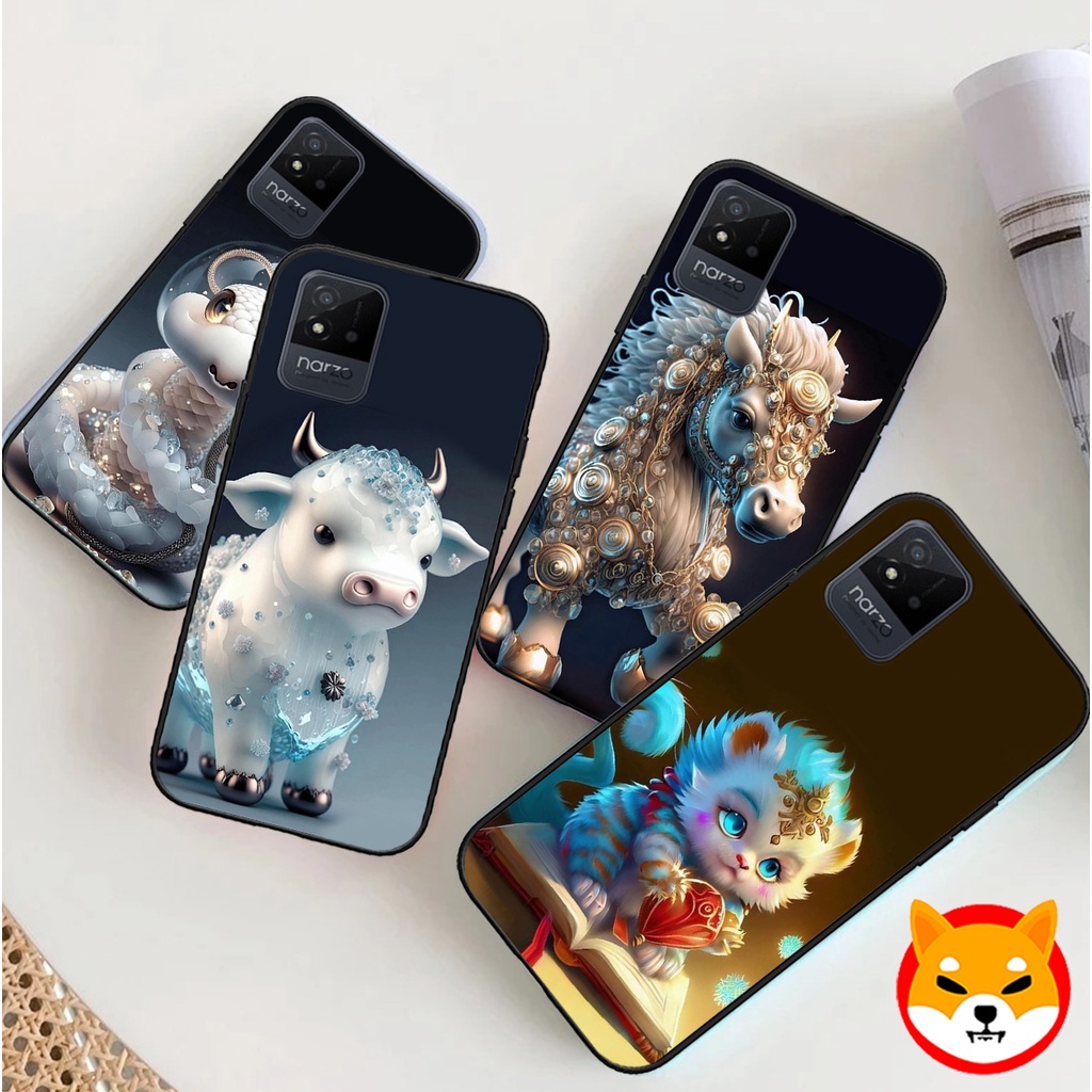 Ốp lưng Realme Narzo 50i / narzo 50a prime / norza 30a đủ bộ 12 con giáp mẫu mới siêu đẹp giá rẻ