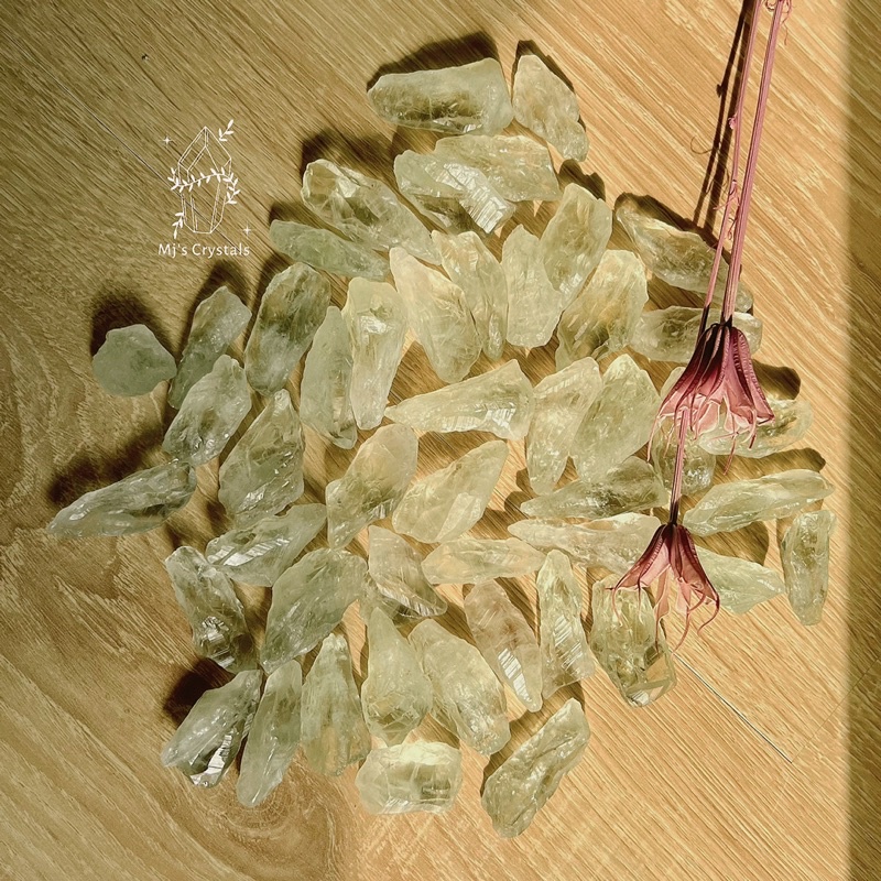 Đá thô Prasiolite B ra zil thiên nhiên màu xanh nhạt sưu tầm, làm handmade, reiki, thanh tẩy, thiền định