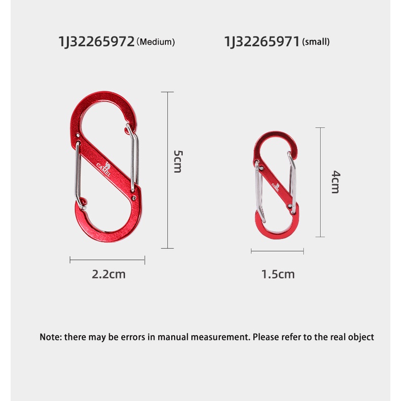 Móc Khóa Ba Lô Leo Núi Bằng Hợp Kim Nhôm Chất Lượng Cao