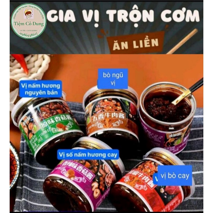 5  Hũ sốt trộn cơm thần thánh ,gia vị trộn cơm trung hoa