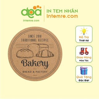 In Tem Nhãn Giấy Xi Măng Kraft, Da Bò Decal Dán Intemre.com Thiết Kế Theo Yêu Cầu Số Lượng Ít Khổ A3