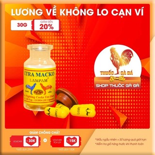 Xtra Macko - Nhộng vàng 1 LỌ 10 VIÊN dành cho gà đá