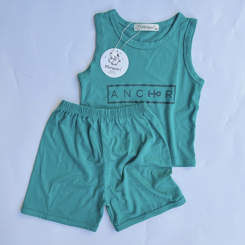 Bộ Ba Lỗ Mimiri , Vải Thun Lạnh Thoáng Mát Thiết Kế Mới  Cho Bé Trai, Bé Gái