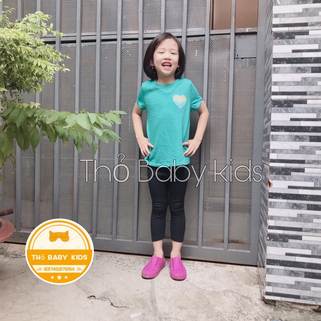 [15-20KG}Áo thun ngắn tay bé gái xuất dư old navy, mềm mát, thấm hút mồ hôi thỏ baby kids