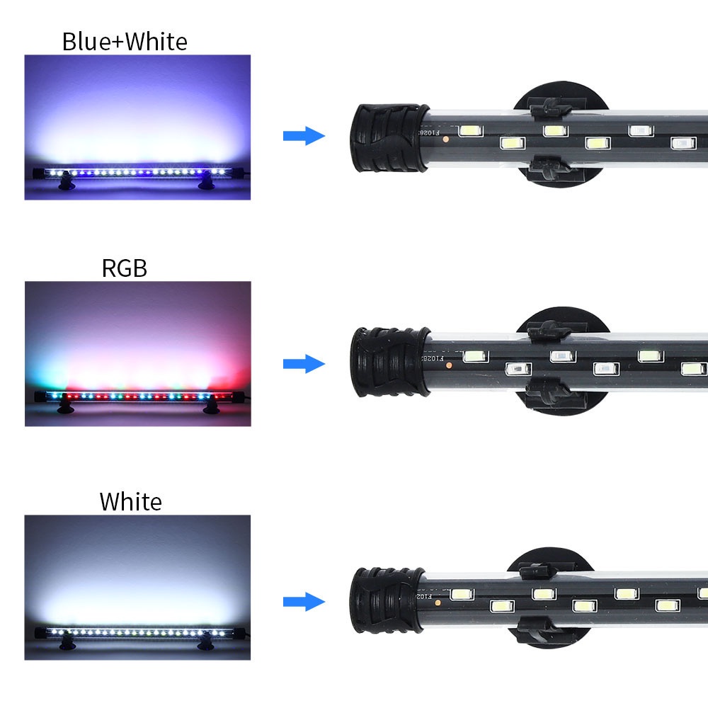 Đèn led 230v 18-58cm Chống Thấm Nước Trang Trí Bể Cá