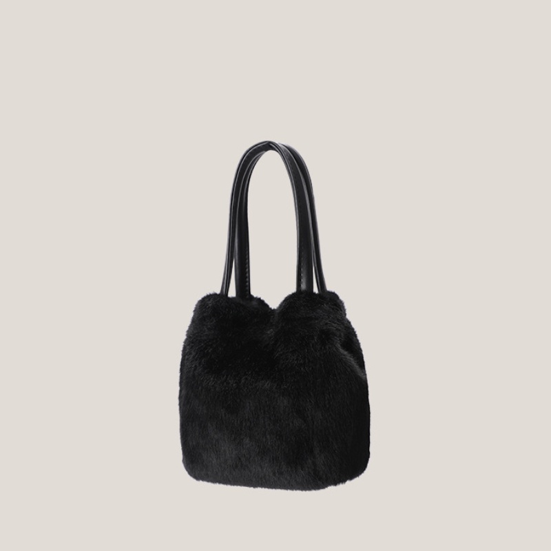 Túi Xách Lông Nhung Thời Trang Thu Đông Phong Cách Nhật Hàn Dành Cho Nữ