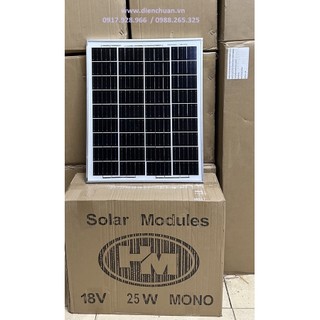 Tấm pin năng lượng mặt trời Mono 25W 18V