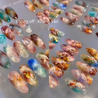 Giấy nhún đỏ tone Đài mix làm vân đá