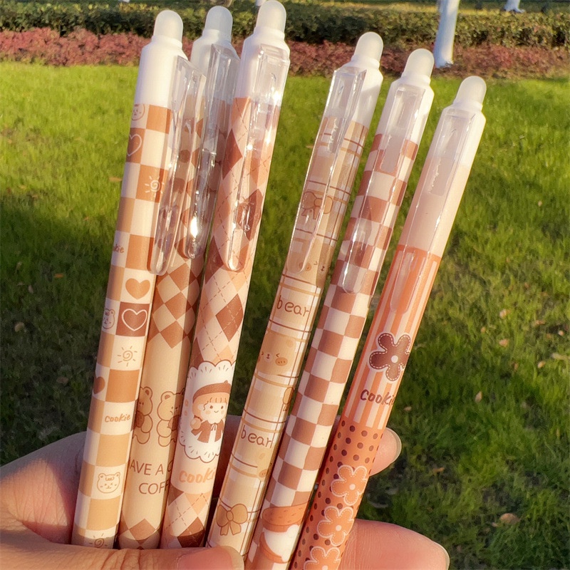 Túi Đựng Bút Merlot Dạng Nhấn Có Thể Xóa Được Màu Xanh Dương Dễ Thương Dành Cho Học Sinh