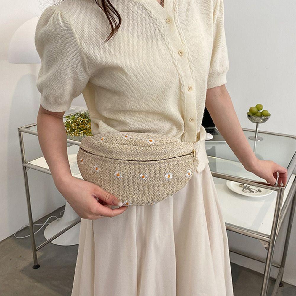 UUMIR Túi Dệt Đeo Hông Thời Trang Mùa Hè