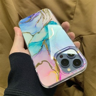 Ốp Điện Thoại Họa Tiết Đá Hoa Cương Bóng Sang Trọng Cho iPhone 14 13 12 11 Pro Max 14 Plus