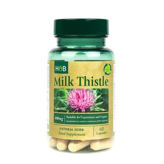 Thải Độc Gan Milk Thistle Holland & Barrett 60 Viên