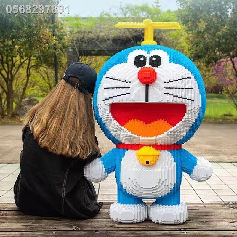 【Hàng có sẵn】Tương thích với Lego Super Big Doraemon Các hạt nhỏ Lắp ráp Đồ chơi Giáo dục Bé trai và Bé gái Món quà Sinh