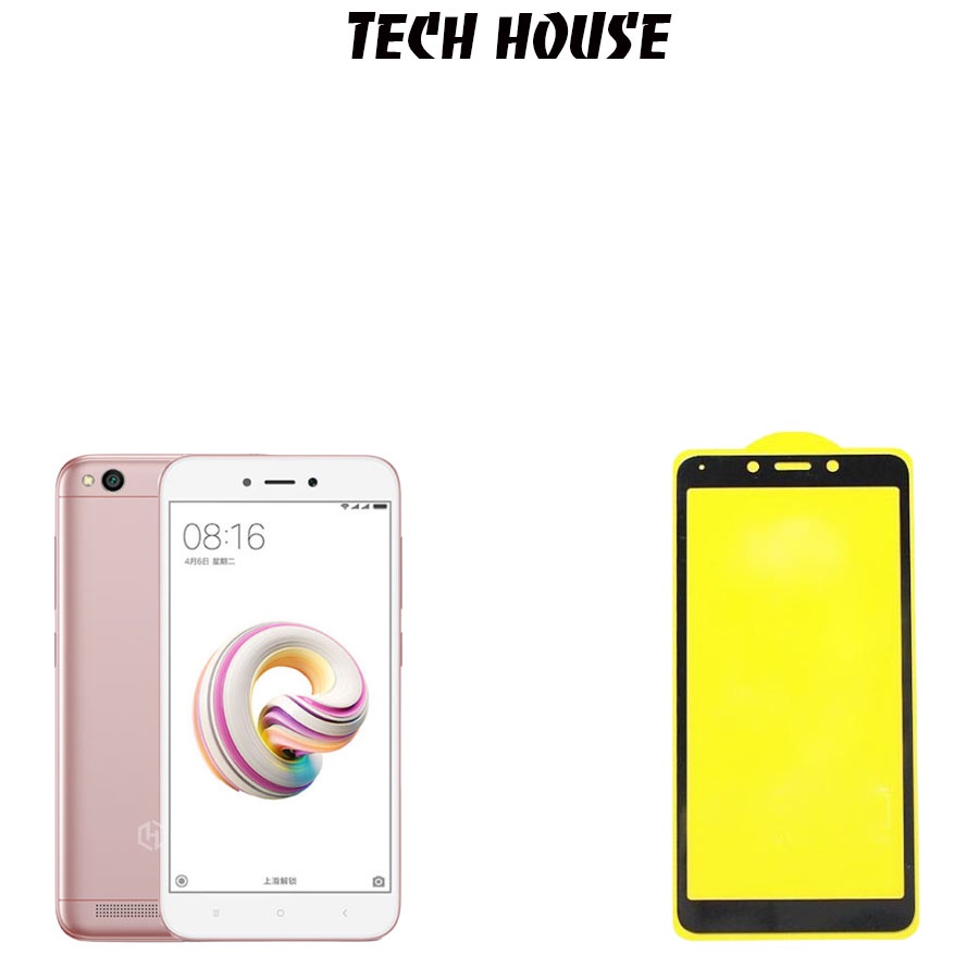 Kính cường lực full màn Xiaomi Redmi 5A / Redmi Go Đen