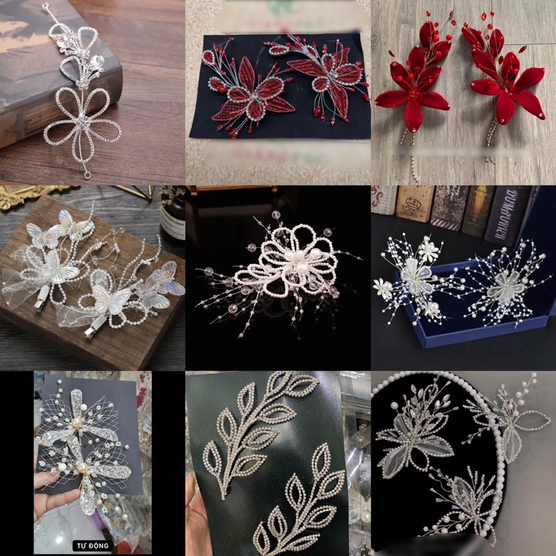 Cài tóc cô dâu giá xưởng