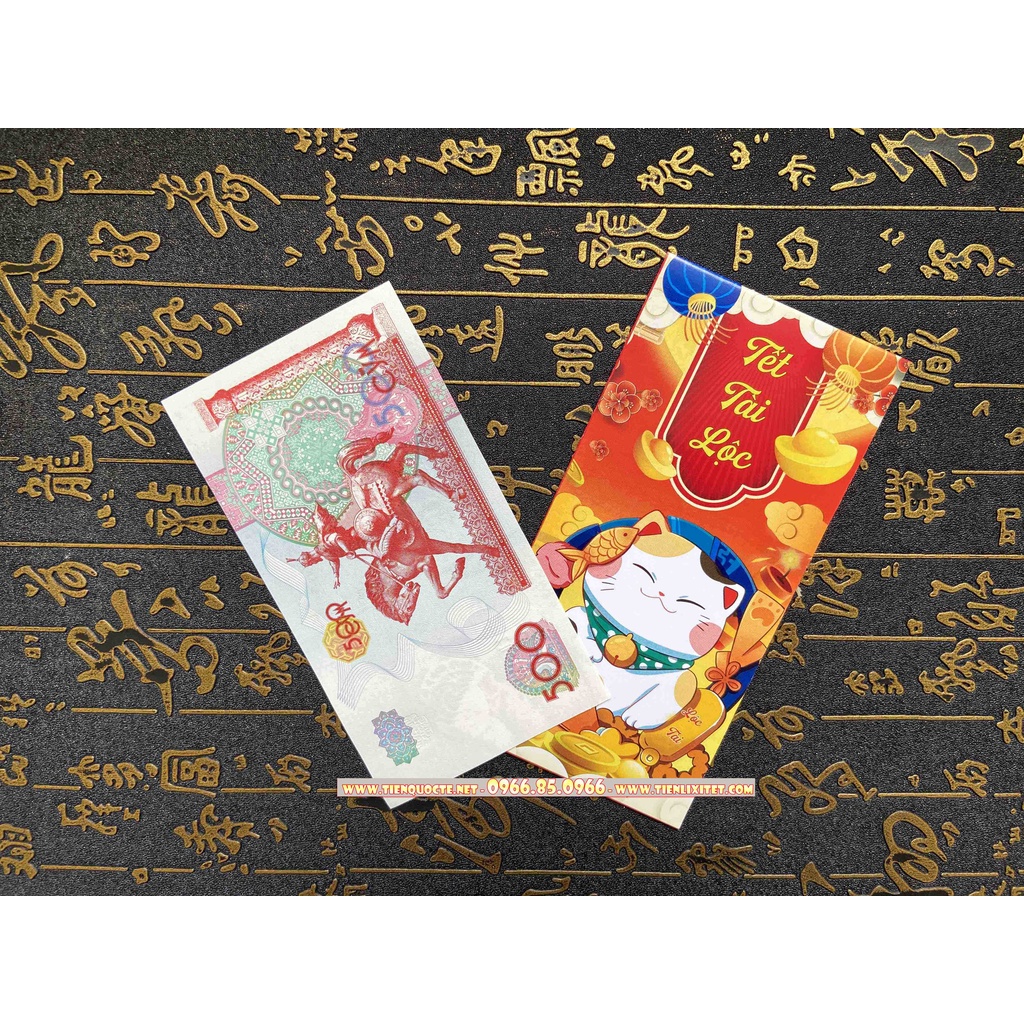 Quà tết lì xì 2023 Tờ Mã đáo thành công tài lộc