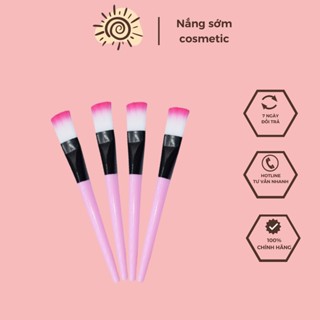 cọ silicon cán hồng quét mặt nạ đắp nạ