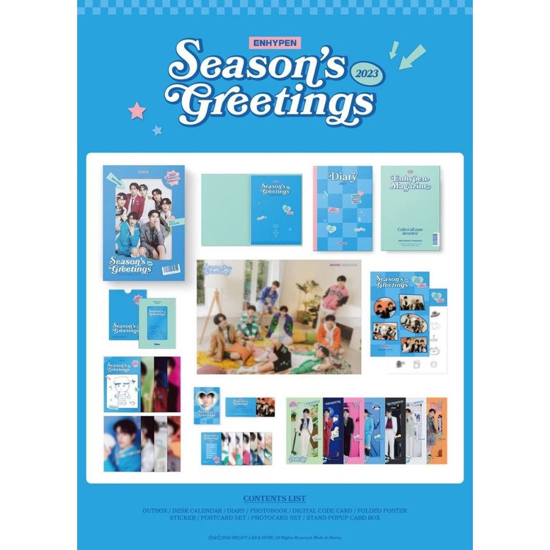 Bộ lịch chào năm mới - 2023 season greeting có sẵn - ảnh sản phẩm 4