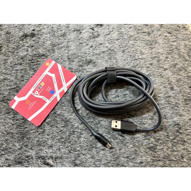Dây sạc chính hãng Anker Mỹ đầu usb - Micro