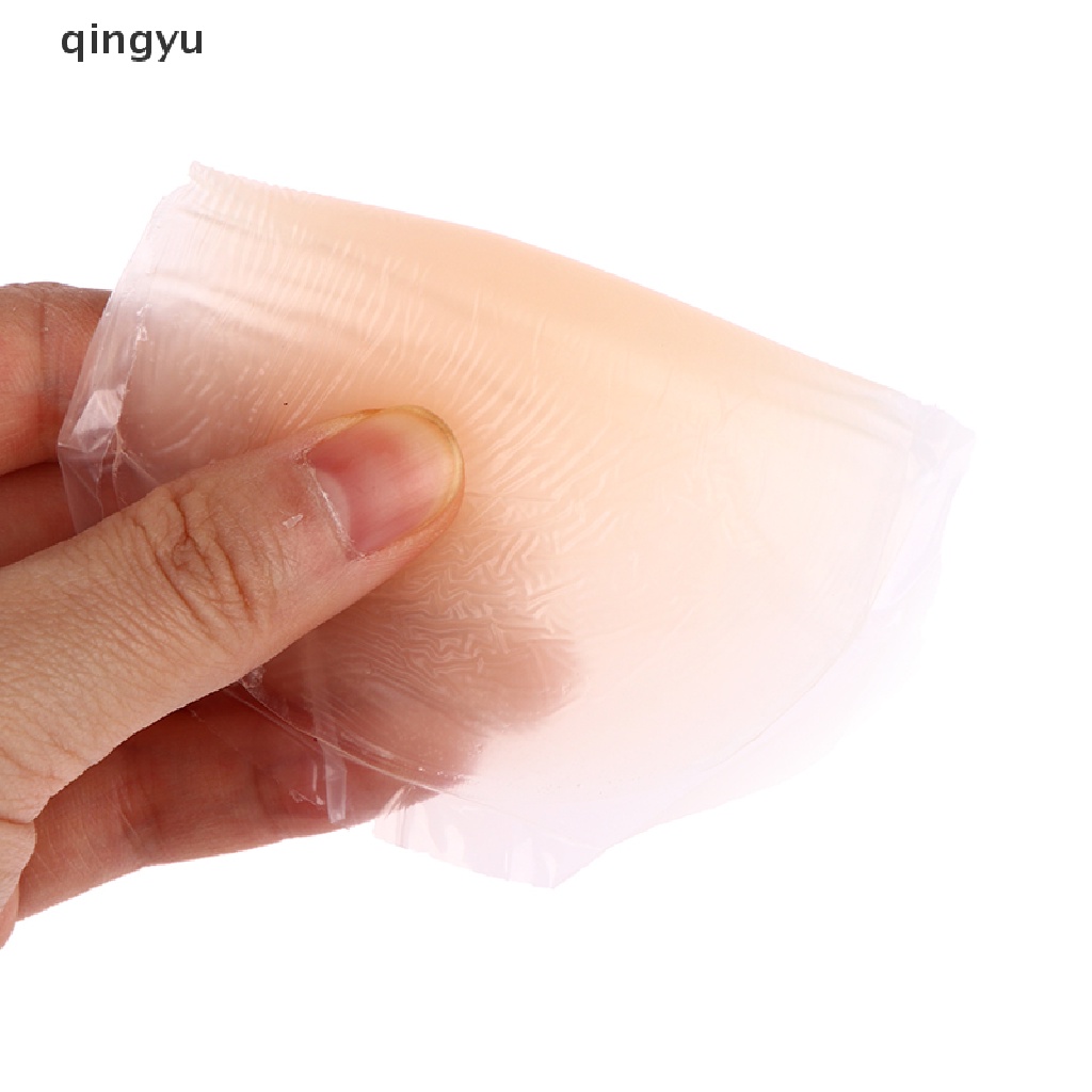 Qingyu Miếng Silicone Dán Vô Hình Không Đường May Dán Ngón Chân Cái Camel Cho Nữ