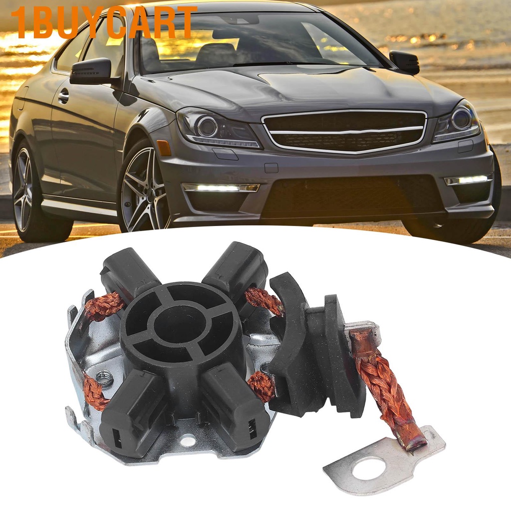 1buycart Carbon Brush Holder Starter 1004336580 Replacement for Mercedes‑Benz C204 CL203 S203 S204 W203 W204 C209 C219 C207 W211