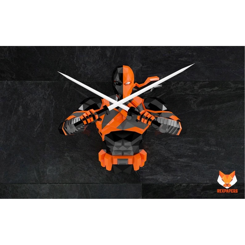 Mô hình DeathStroke | Papercraft DIY | Mô hình giấy Decor