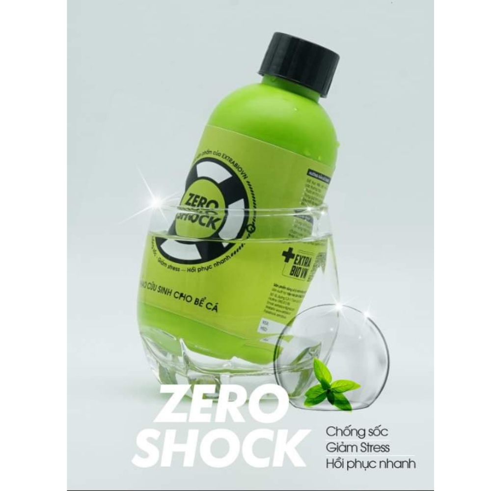 Extra Bio ZERO SHOCK 250ml - Chống sốc | Giamr stress | Hồi phục nhanh cho cá cảnh