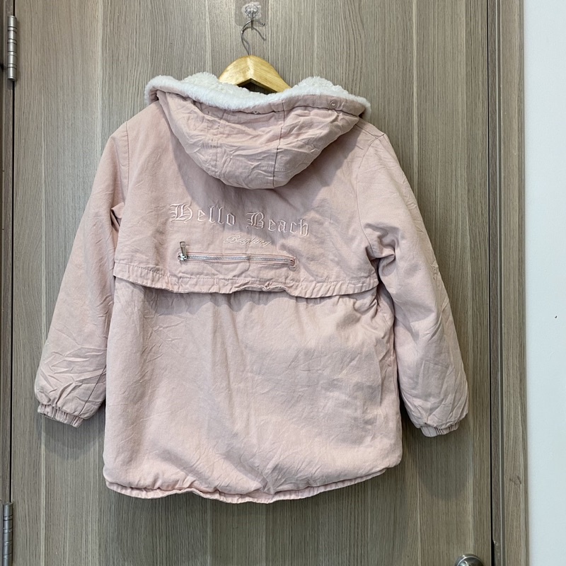 Áo khoác parka lót lông cho nữ hàng 2hand size 38-45kg B48