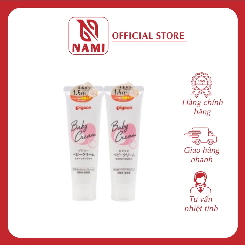 (Mẫu mới) Kem Nẻ Em Bé Pigeon Baby Cream Dưỡng Ẩm Cho Bé 50g