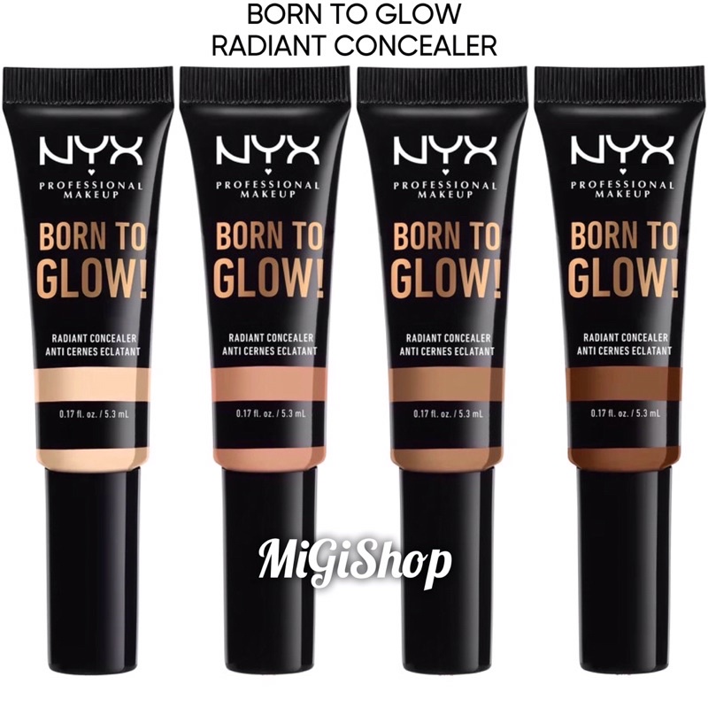 Kem Che Khuyết Điểm Nyx Born To Glow Radiant Concealer 5,3ml