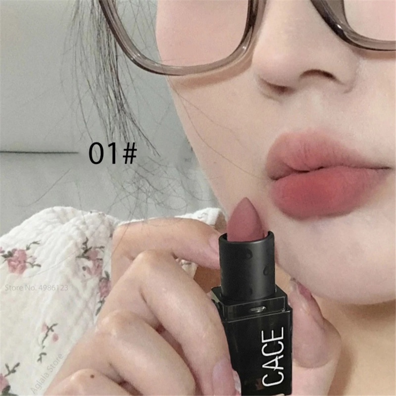 1 Son Môi Dưỡng Ẩm Chống Nước Lâu Phai Chống Dính Thiết Kế Dễ Thương