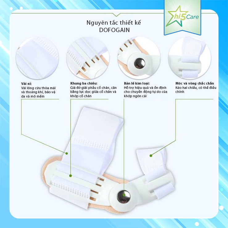 1 Nẹp hỗ trợ định hình ngón chân cái phiên bản CAO CẤP tiện dụng, linh hoạt, điều chỉnh dễ dàng #52