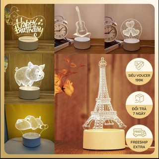 Đèn ngủ 3D để bàn giá rẻ - Đèn ngủ cute