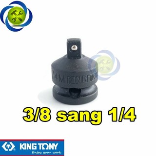 Đầu chuyển đen 3/8 sang 1/4 kingtony 3862