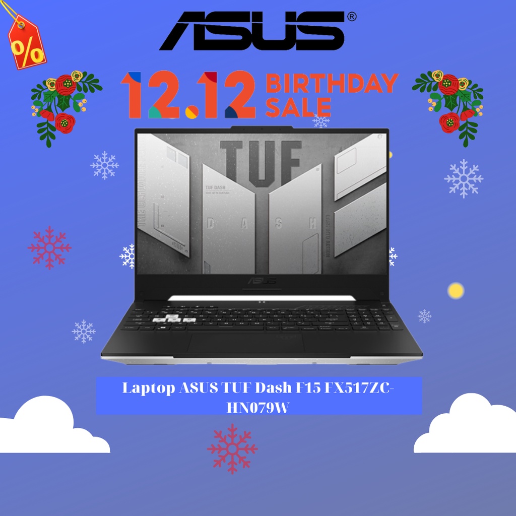 Laptop ASUS TUF Dash F15 FX517ZC-HN079W i5-12450H | 8GB | 512GB | GeForce RTX™ 3050 4GB