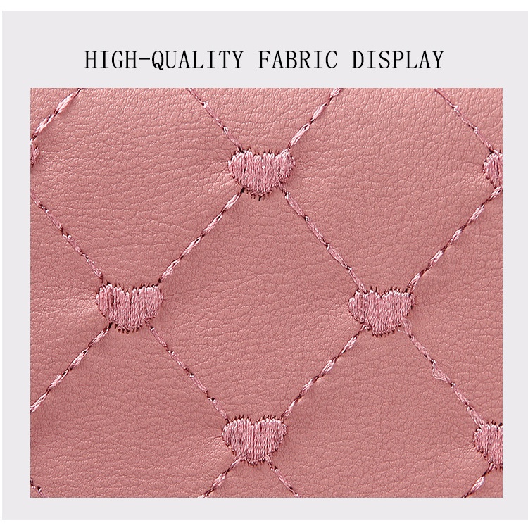 Ví Da PU Mini Thêu Họa Tiết Xinh Xắn Dành Cho Nữ