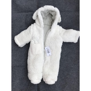 Bộ body lông cừu 3 lớp siêu ấm áp cho bé trai, bé gái