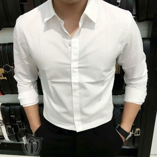 Áo sơ mi nam dài tay vải lụa mềm mịn cao cấp kiểu dáng hàn quốc nhiều size sm1