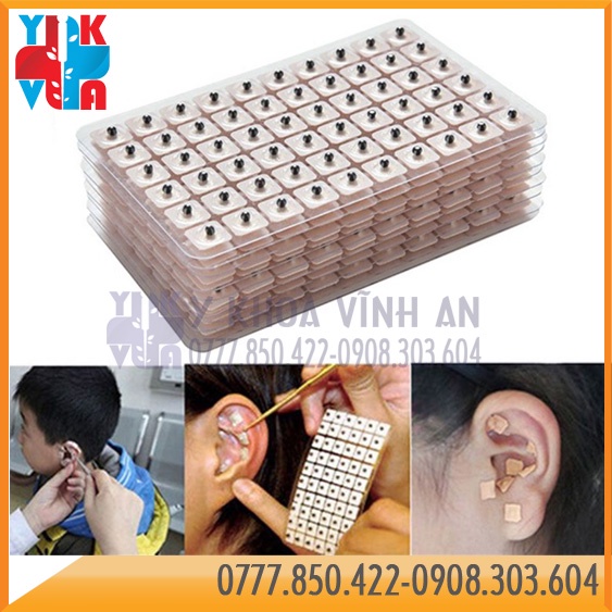 Nhĩ Châm Dán Hạt Vương Bất Lưu Hành Hộp 600 Hạt Từ Tính Gói 100 Hạt