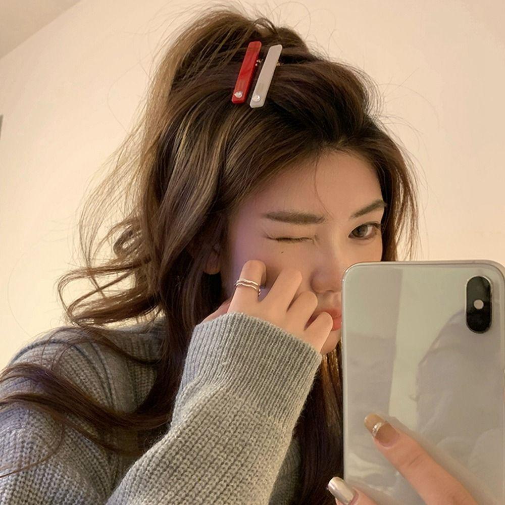 Kẹp Tóc Hình Trái Tim Phong Cách Retro Xinh Xắn Cho Nữ