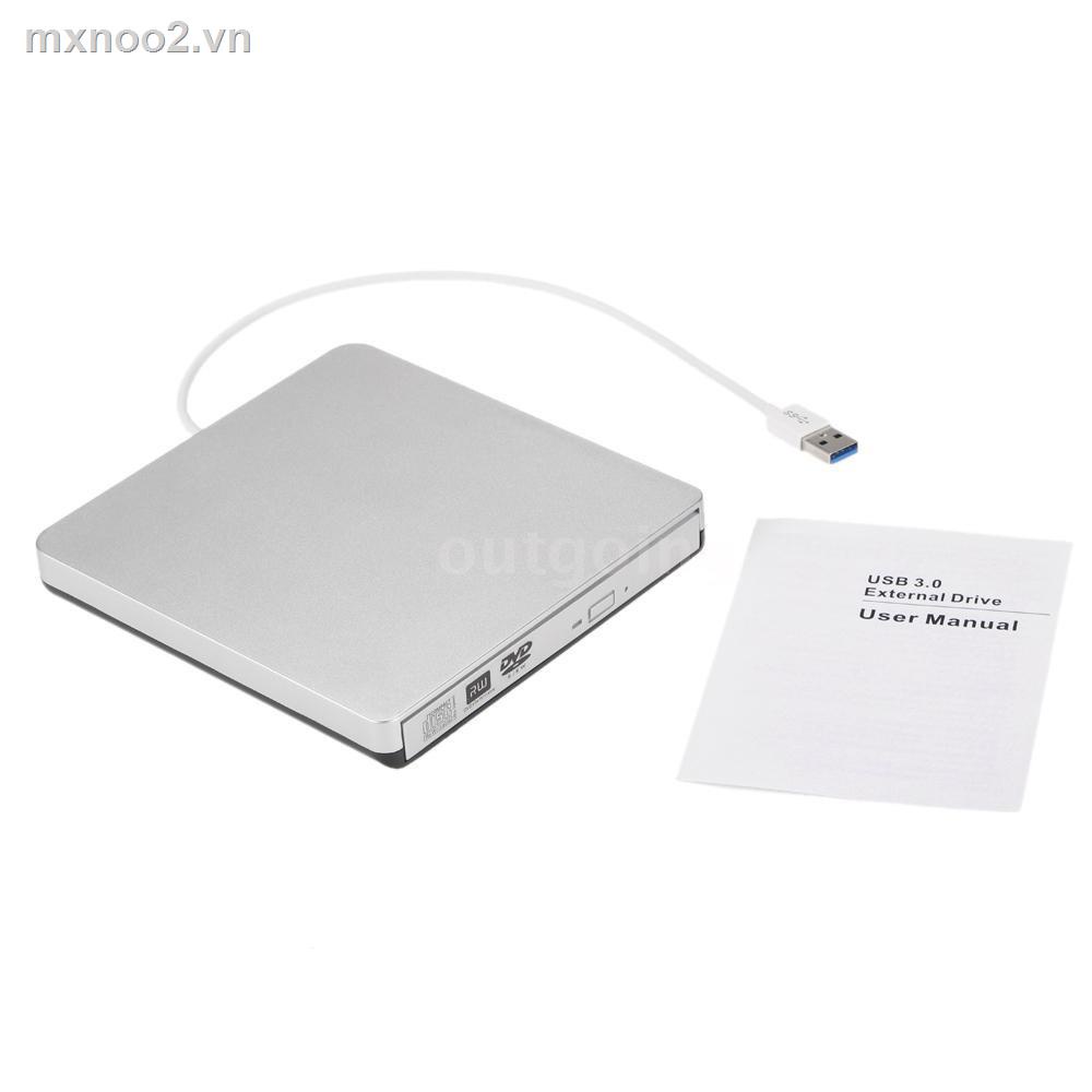 Đầu Đọc Đĩa Ngoài USB 3.0 CD-RW DVD-RW CD DVD ROM Cho Máy Tính