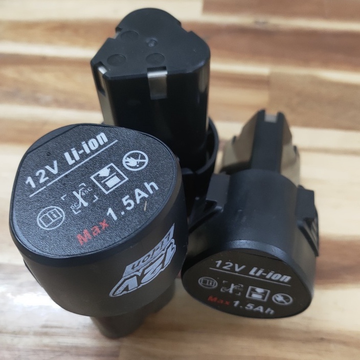 Pin Lithium-Ion cho máy khoan cầm tay 12V, Pin 12V sạc nhanh dùng tốt trong 3-4h
